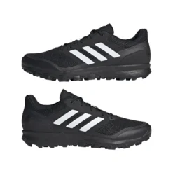 Adidas Flexcloud 2.1 Hockey Shoes - Black (2023/24) -Le Trio Hockey adidas flexcloud 21 hockey shoes black 2022 23 10