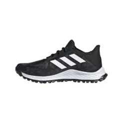 Adidas Hockey Youngstar Junior Shoes - Black (2023/24) -Le Trio Hockey adidas hockey youngstar junior shoes black 2022 23 5