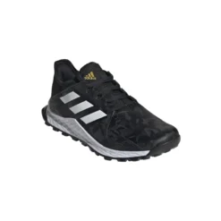 Adidas Hockey Youngstar Junior Shoes - Black (2023/24) -Le Trio Hockey adidas hockey youngstar junior shoes black 2022 23 6