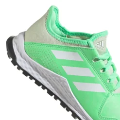 Adidas Hockey Youngstar Junior Shoes - Green (2023/24) -Le Trio Hockey adidas hockey youngstar junior shoes green 2022 23 3