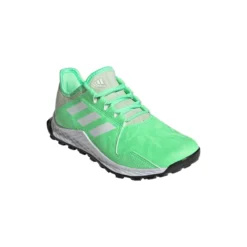 Adidas Hockey Youngstar Junior Shoes - Green (2023/24) -Le Trio Hockey adidas hockey youngstar junior shoes green 2022 23 5