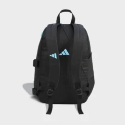 Adidas VS .6 Hockey Backpack - Black/Aqua (2023/24) -Le Trio Hockey adidas vs 6 hockey backpack black aqua 2023 24 3