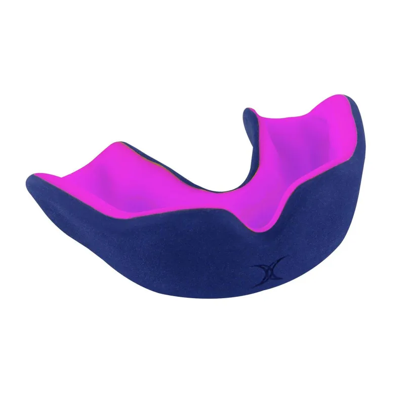Grays Gilbert X Brace DD Mouthguard - Navy/Pink (2023/24) 3 Grays Gilbert X Brace DD Mouthguard - Navy/Pink (2023/24)