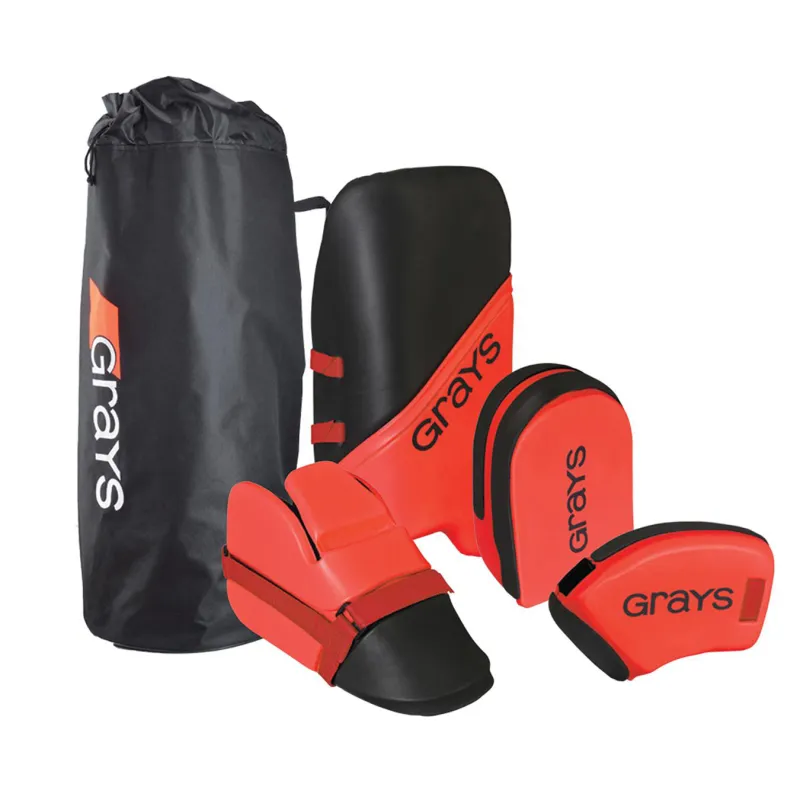 Grays G100 Senior Goalie Set - Red/Black (2023/24) 3 Grays G100 Senior Goalie Set - Red/Black (2023/24)