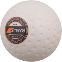Grays Match Hockey Ball - Box Of 60 - White (2023/24)