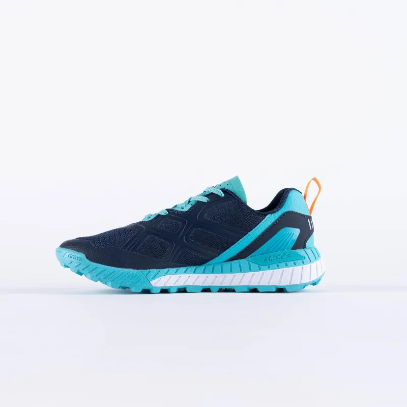 Grays Raid Hockey Shoes - Navy/Teal (2023/24) 7 Grays Raid Hockey Shoes - Navy/Teal (2023/24) - Image 5