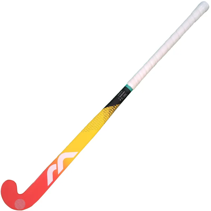 Mercian Genesis CF5 Pro Hockey Stick - Red/Yellow (2023/24) 6 Mercian Genesis CF5 Pro Hockey Stick - Red/Yellow (2023/24) - Image 4