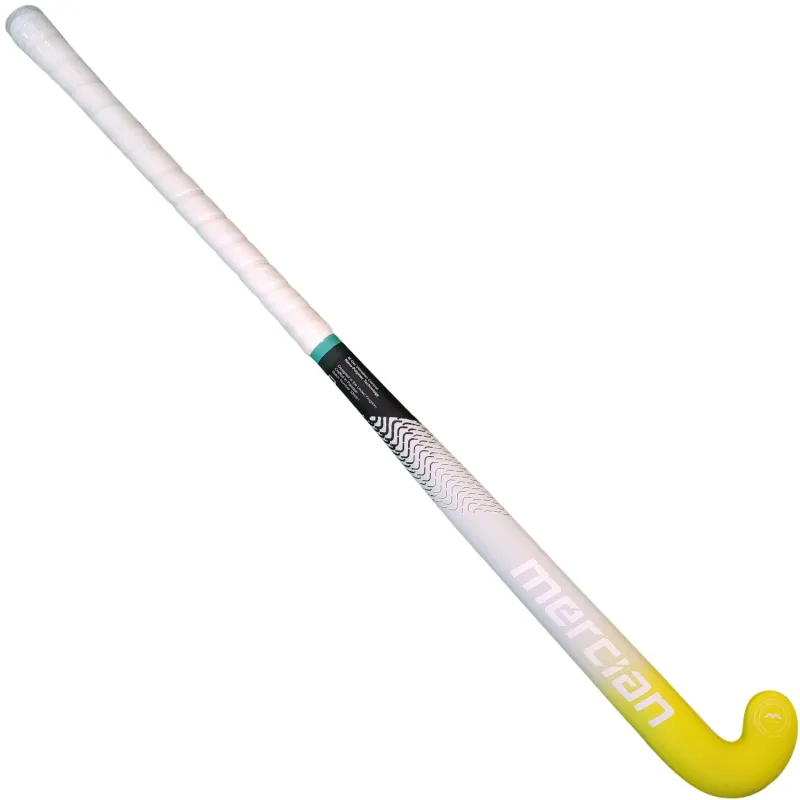 Mercian Genesis CF5 Pro Hockey Stick - Yellow/Grey (2023/24) 5 Mercian Genesis CF5 Pro Hockey Stick - Yellow/Grey (2023/24) - Image 3