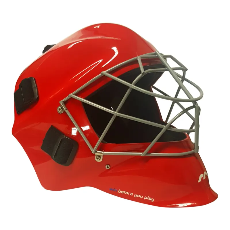 Mercian Genesis Junior Goalie Helmet - Red (2022/23) 4 Mercian Genesis Junior Goalie Helmet - Red (2022/23) - Image 2