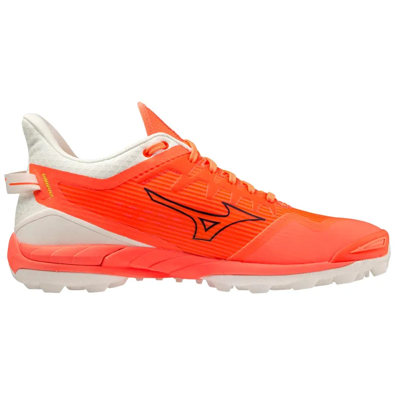 Mizuno Wave Leopardus Hockey Shoes - Neon Flame (2023/24) 5 Mizuno Wave Leopardus Hockey Shoes - Neon Flame (2023/24) - Image 3