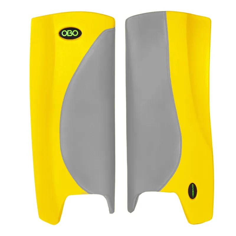 OBO Robo Hi-Rebound Legguards - Grey/Yellow 3 OBO Robo Hi-Rebound Legguards - Grey/Yellow