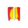 OBO Robo Hi-Rebound Legguards - Yellow/Red 1 OBO Robo Hi-Rebound Legguards - Yellow/Red -Le Trio Hockey obo robo hi rebound legguards yellow red