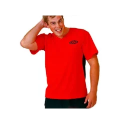 OBO Tight Fit Poly Smock - Red/Black