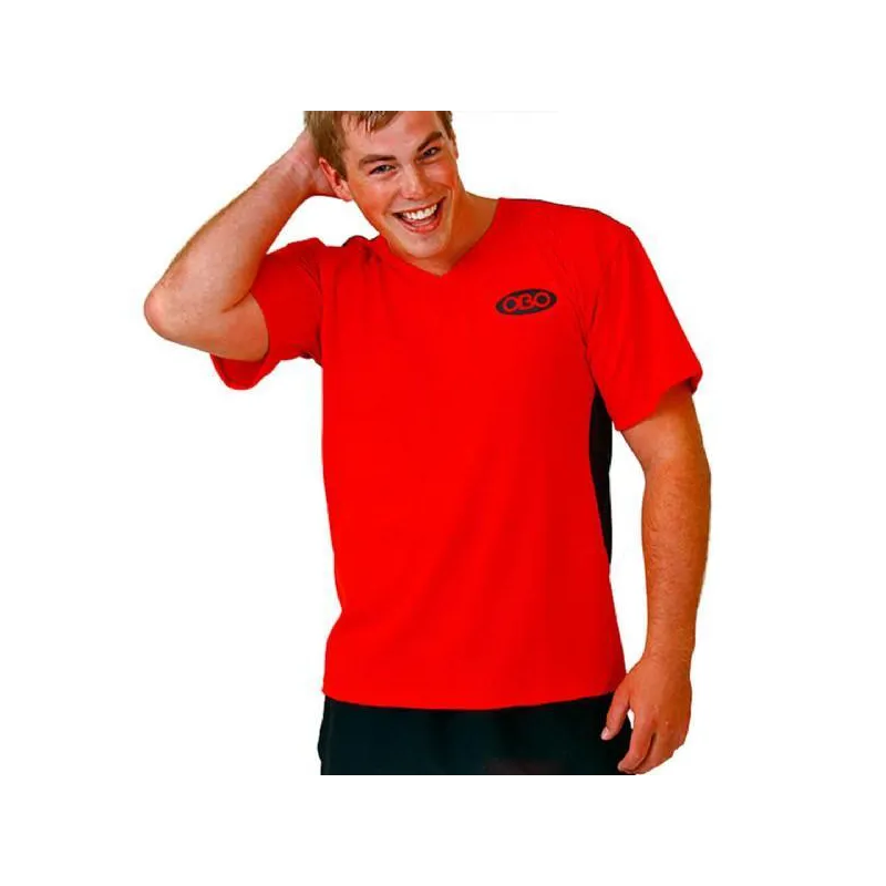 OBO Tight Fit Poly Smock - Red/Black 3 OBO Tight Fit Poly Smock - Red/Black