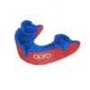OPRO Self-Fit GEN4 Silver Mouthguard - Red/Blue -Le Trio Hockey opro self fit gen4 silver mouthguard red blue