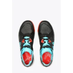 Osaka IDO MK1 Standard Hockey Shoes - Analog Black/Aqua Blue (2021/22) -Le Trio Hockey osaka ido mk1 standard hockey shoes analog black aqua blue 2021 22 6