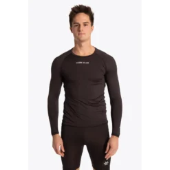 Osaka Mens Baselayer Top - Black (2023/24) -Le Trio Hockey osaka mens baselayer top black 2020 21 2