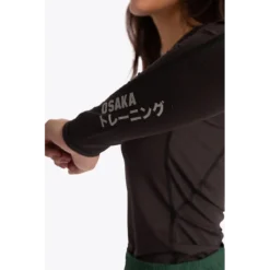 Osaka Womens Baselayer Top - Black (2023/24) -Le Trio Hockey osaka womens baselayer top black 2020 21 2