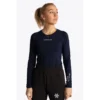 Osaka Womens Baselayer Top - Navy (2023/24) -Le Trio Hockey osaka womens baselayer top navy 2020 21