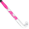 TK 2.5 Control Bow Hockey Stick - White/Pink (2023/24) -Le Trio Hockey tk 25 control bow hockey stick white pink 2023 24