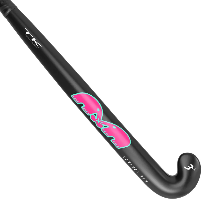 TK 3.5 Control Bow Hockey Stick - Black/Pink (2023/24) 3 TK 3.5 Control Bow Hockey Stick - Black/Pink (2023/24)