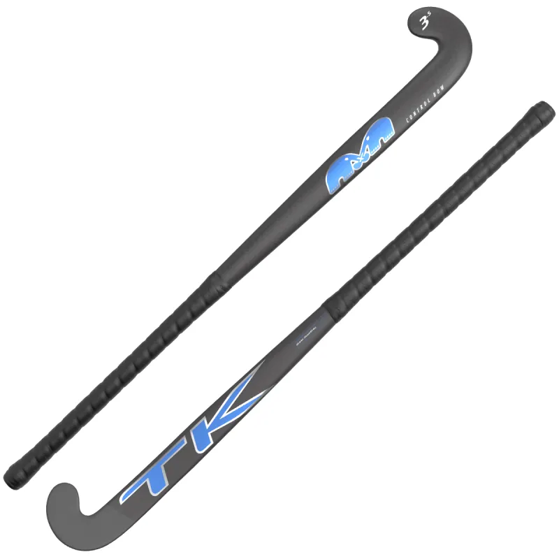 TK 3.5 Indoor Control Bow Hockey Stick - Black/Blue (2023/24) 4 TK 3.5 Indoor Control Bow Hockey Stick - Black/Blue (2023/24) - Image 2
