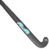 TK 3.5 Indoor Control Bow Hockey Stick - Black/Aqua (2023/24) -Le Trio Hockey tk 35 indoor control bow hockey stick turquoise 2023 24